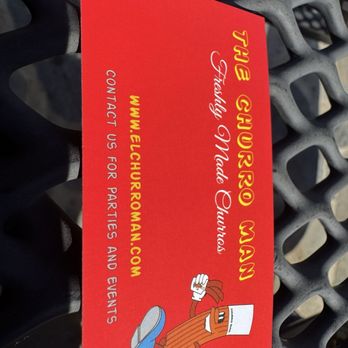 The Churro Man - Card - Food Trucks Near Me - San Fernando , California The Churro Man - Card - Food Trucks Near Me - San Fernando , California