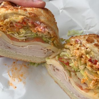 The Baker's Mark - Turkey sandwich with Dutch crunch bread - Sandwiches Near Me - Portland, Oregon The Baker's Mark - Turkey sandwich with Dutch crunch bread - Sandwiches Near Me - Portland, Oregon