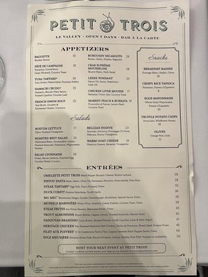 Menu photo 1 Petit Trois Sherman Oaks, CA Menu photo 1 Petit Trois Sherman Oaks, CA