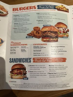 Menu photo 6 Islands Restaurant Vista, CA