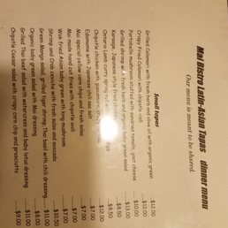 Menu Menu