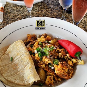 Cafe Mimosa - Chorizo Scramble. SO GOOD. - Breakfast & Brunch Near Me - San Clemente, California