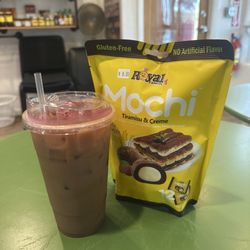 Godega - Rose honey drink and tiramisu mochi pack