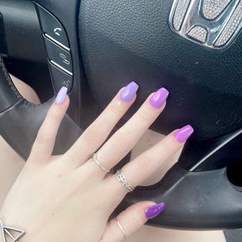 Mani Q Spa - multi purples - Nail Salons Near Me - Wilmington, North Carolina