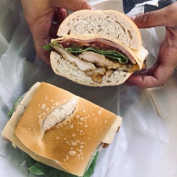El Buen Libro - Chicken Milanese with ham, cheese, light mayo, lettuce and tomato. - Sandwiches Near Me - Buenos Aires, C