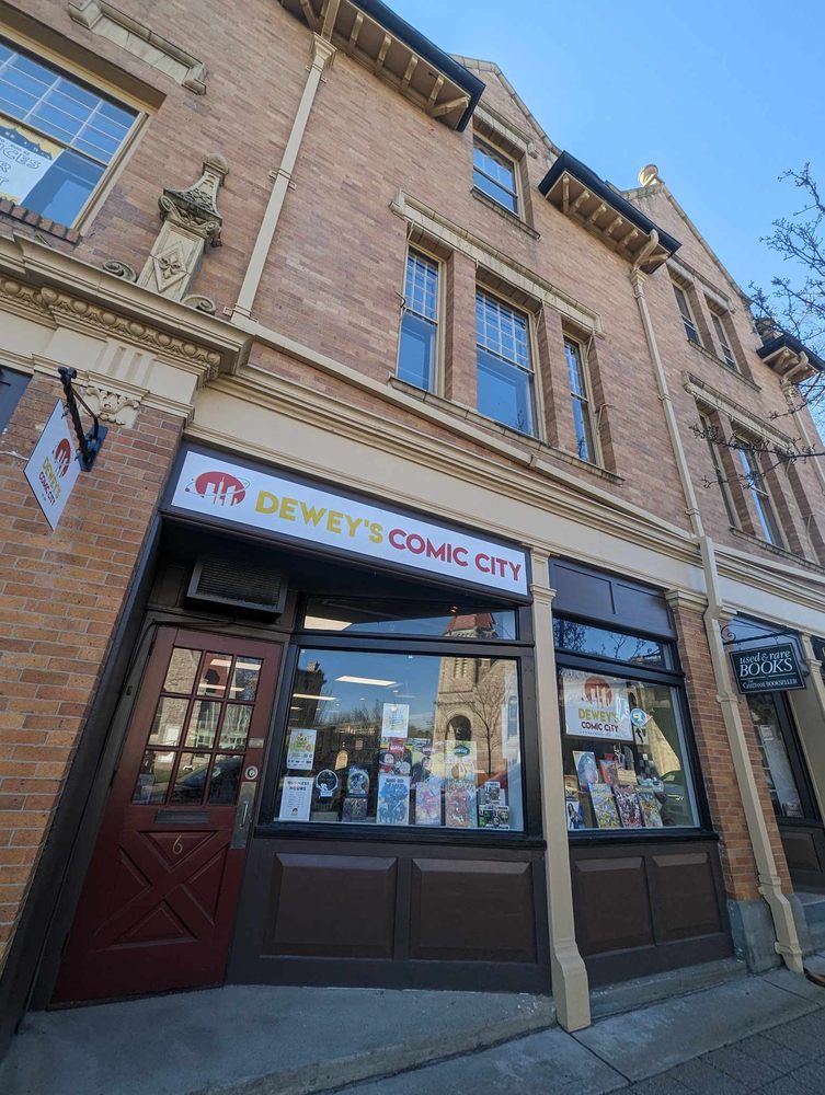 Dewey's Comic City Logo