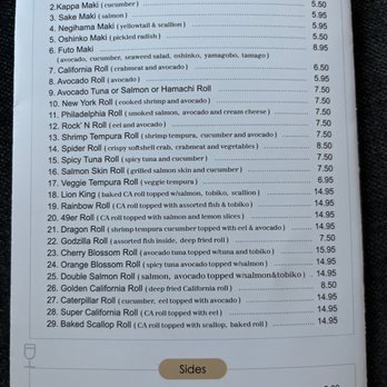 Okini Sushi - Classic Roll Menu - Japanese Near Me - Pleasant Hill, California