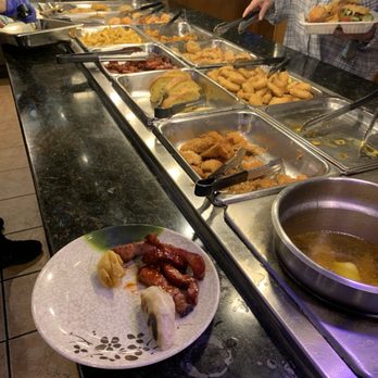 Happy China Buffet - Appetizers with some entrees tossed in - Chinese Near Me - Bangor, Maine