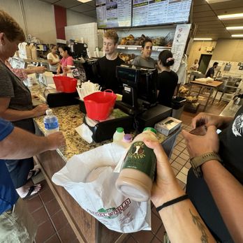 Bagel World Bakery & Deli - Ordering counter and cooler chocolate milk - Bagels Near Me - Peabody, Massachusetts Bagel World Bakery & Deli - Ordering counter and cooler chocolate milk - Bagels Near Me - Peabody, Massachusetts