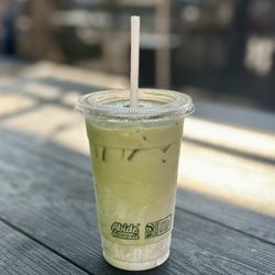 Loke Aloha Coffee - Large "Haupia Matcha" - Matcha Latte w/Haupia Cream