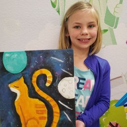 Global Art - "My Galaxy Tabby Cat!"