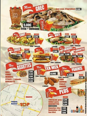 Menu photo 2 Top Pizza Gagny, 93