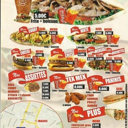Top Pizza - Les menus Grec, Texmex, paninis...