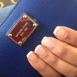 Liz's Nails - Love my short , natural nail French