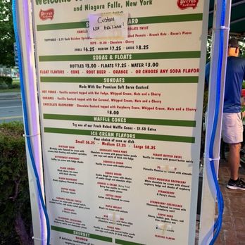 Twist O' The Mist - Menu - Ice Cream & Frozen Yogurt Near Me - Niagara Falls, New York Twist O' The Mist - Menu - Ice Cream & Frozen Yogurt Near Me - Niagara Falls, New York