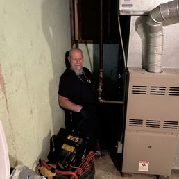 Mike doing a camera inspection of my houses main drain Mike doing a camera inspection of my houses main drain