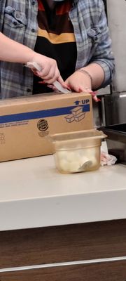 Photo of McDonald's - Quartzsite, AZ, United States. She couldn't even hardly work with her long nails.