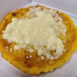 Mi Querida Colombia - Arepa de Choclo Con Queso - $4.99 ( sweet corn cake with cheese)