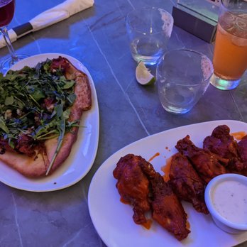 AC Sky Bar - Tuscan flat bread, wings(spicy) wait time for food was pretty quick - Bars Near Me - Orlando, Florida AC Sky Bar - Tuscan flat bread, wings(spicy) wait time for food was pretty quick - Bars Near Me - Orlando, Florida