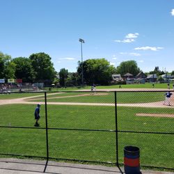 Arnold Anderson Stadium - View from first base bleachers.