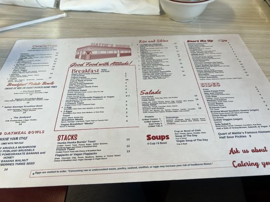 Menu photo 6 Mattie's Diner Charlotte, NC Menu photo 6 Mattie's Diner Charlotte, NC