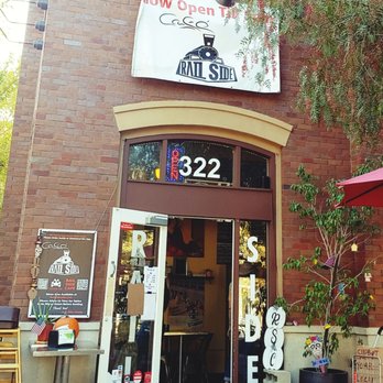 Rail Side Cafe - Entrance of the cafe - Coffee & Tea Near Me - San Dimas, California