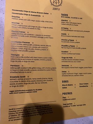 Menu photo 5 Zentli Evanston, IL
