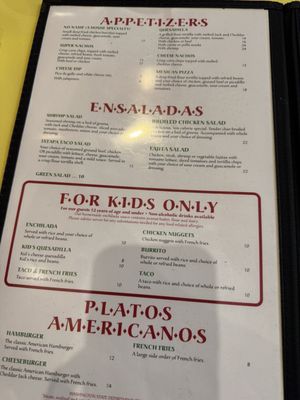 Menu photo 4 Ixtapa Mexican Restaurant Lake Stevens, WA