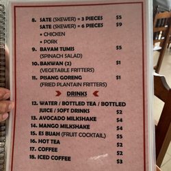 Dapur Indonesia - Menu