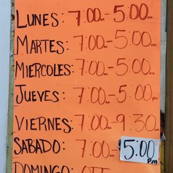 Taqueria Los Limones - Horario