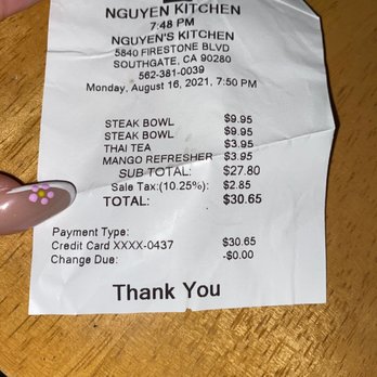 Nguyen's Kitchen - Vietnamese Near Me - South Gate, California