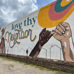 Neighbors Coffee - Outside mural
