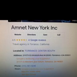 Amnet New York - Los Angeles - New address
