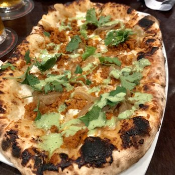 HopSaint Brewing - Chorizo flatbread - New American Near Me - Torrance, California