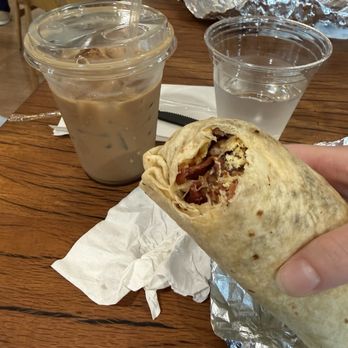 Tin & Tallow - Breakfast burrito and iced mocha - Breakfast & Brunch Near Me - Hilton Head Island, South Carolina Tin & Tallow - Breakfast burrito and iced mocha - Breakfast & Brunch Near Me - Hilton Head Island, South Carolina