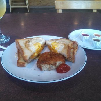 The Breakfast Bar - eggs in a blanket grilled cheese - Breakfast & Brunch Near Me - Long Beach, California The Breakfast Bar - eggs in a blanket grilled cheese - Breakfast & Brunch Near Me - Long Beach, California