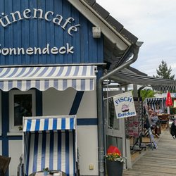 Dünencafé Sonnendeck - Aussenansicht in Richtung Strand