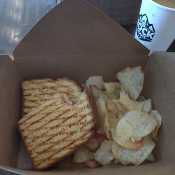 97 Rock House - My yummy turkey, cheese, and bacon grilled sandwich. - Coffee & Tea Near Me - Peshastin, Washington