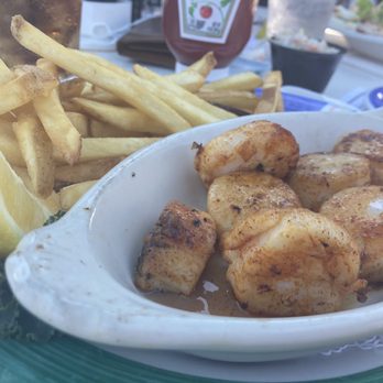 Shrimpers Grill & Raw Bar - Blackened scallop platter - Seafood Near Me - Stuart, Florida