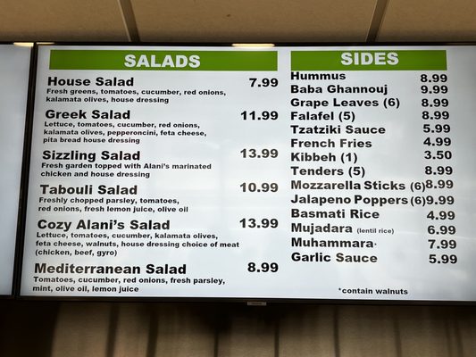 Menu photo 2 Alanis Mediterranean Bistro Cranston, RI