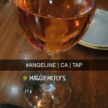 Maggie McFly's - A glass of wine. - New American Near Me - Virginia Beach, Virginia