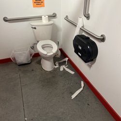 Atwood's Ranch & Home - Atwood's Crossroads bathroom. Great advice on the wall tho!