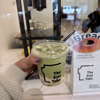 The F1rst Take - Matcha Tofu - Bakeries Near Me - San Jose, California