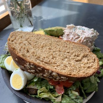 Mezzo - Salads come with a giant slab of delicious bread - Sandwiches Near Me - Berkeley, California Mezzo - Salads come with a giant slab of delicious bread - Sandwiches Near Me - Berkeley, California