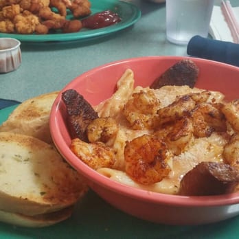 Cajun Town Cafe - Cajun pasta and garlic bread.. - Cajun/Creole Near Me - Houston, Texas