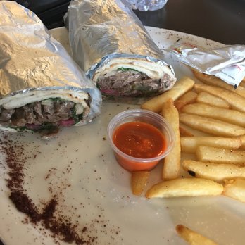 Palmyra Mediterranean House - Beef shawarma wrap and fries - YUM! - Middle Eastern Near Me - Etobicoke, Ontario Palmyra Mediterranean House - Beef shawarma wrap and fries - YUM! - Middle Eastern Near Me - Etobicoke, Ontario