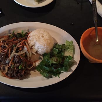 Soo Cafe - Beef bulgogi and miso soup - Korean Near Me - Raleigh, North Carolina