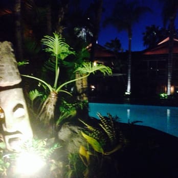 Humphreys Half Moon Inn - The pool at night - San Diego, CA