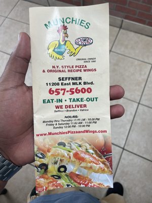 Menu photo 4 Munchies Seffner, FL