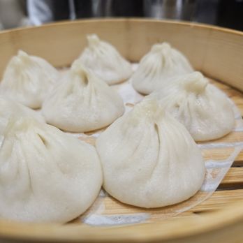 Din Ding Dumpling House - Close-up of the Pork Xiao Long Bao - Dim Sum Near Me - Fremont, California